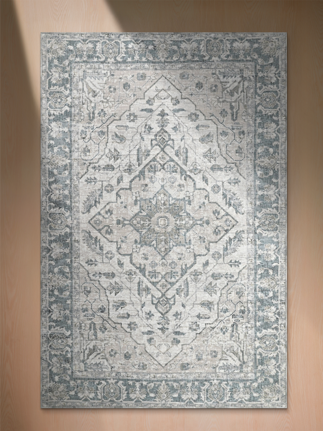 Faran Hand-woven Washable Rug - Grey