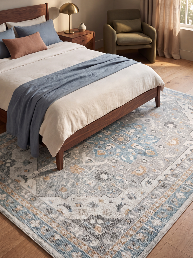 Ruvan Hand-woven Washable Rug - Multi