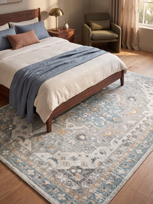 Ruvan Hand-woven Washable Persian Rug - Multi