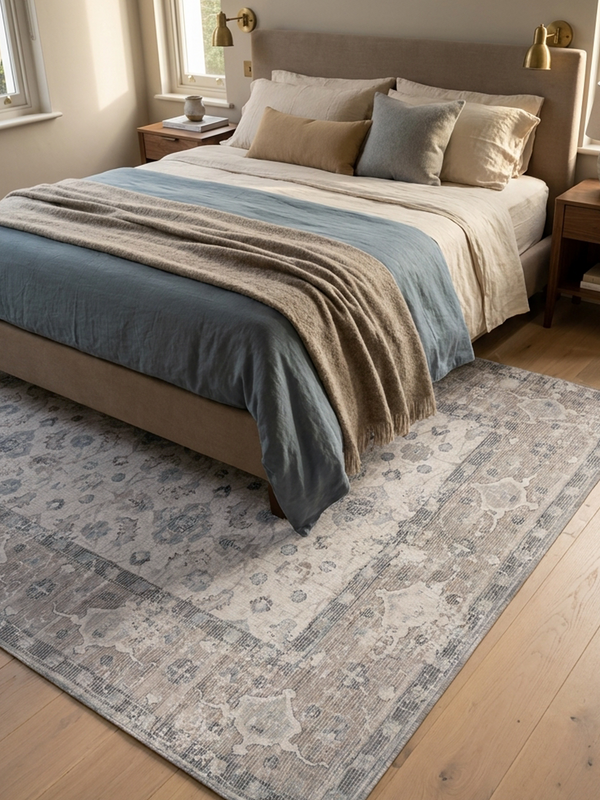 Davar Hand-woven Washable Persian Rug - Off White