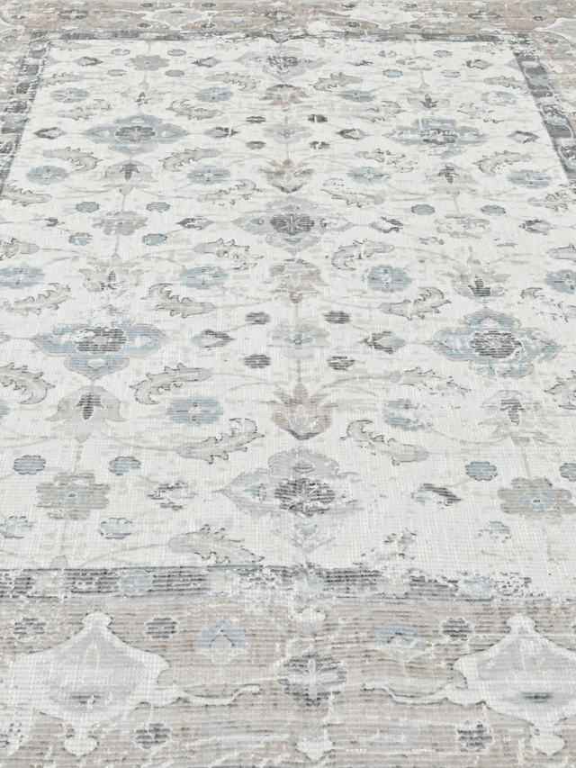 Davar Hand-woven Washable Rug - Off White