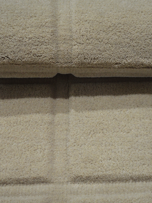 Zafar Wool Hand-tufted Geometric Rug - Beige