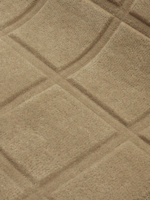 Zafar Wool Hand-tufted Geometric Rug - Sand