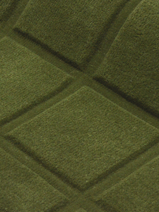 Zafar Wool Hand-tufted Rug - Olive Green