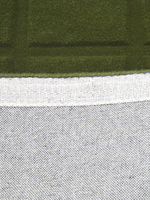 Zafar Wool Hand-tufted Geometric Rug - Olive Green