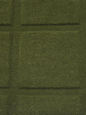 Zafar Wool Hand-tufted Geometric Rug - Olive Green