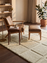 Zafar Wool Hand-tufted Rug - Ivory