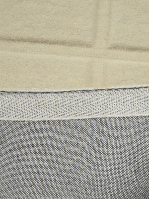 Zafar Wool Hand-tufted Geometric Rug - Ivory