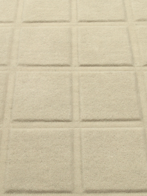 Zafar Wool Hand-tufted Geometric Rug - Ivory