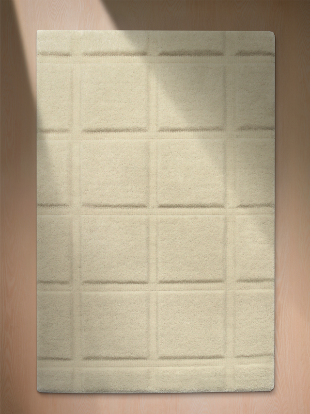 Zafar Wool Hand-tufted Rug - Ivory