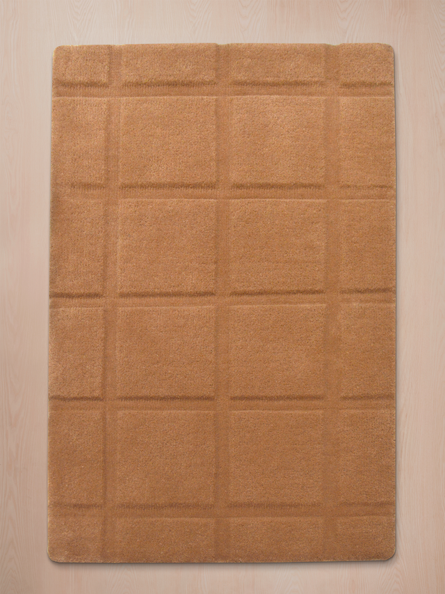 Zafar Wool Hand-tufted Rug - Rust
