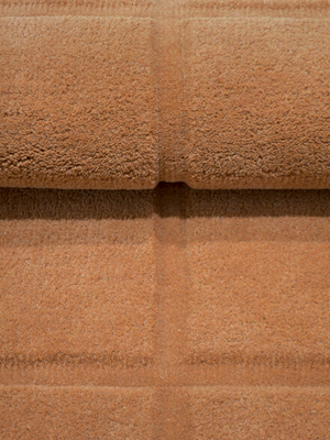 Zafar Wool Hand-tufted Geometric Rug - Rust