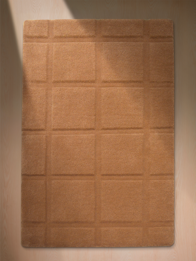 Zafar Wool Hand-tufted Rug - Rust
