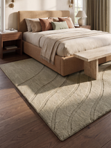 Shiraz Wool Hand-tufted Rug - Beige