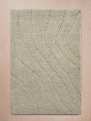 Shiraz Wool Hand-tufted Rug - Beige