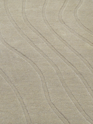 Shiraz Wool Hand-tufted Rug - Beige