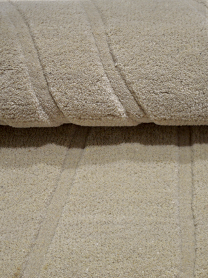 Shiraz Wool Hand-tufted Rug - Beige