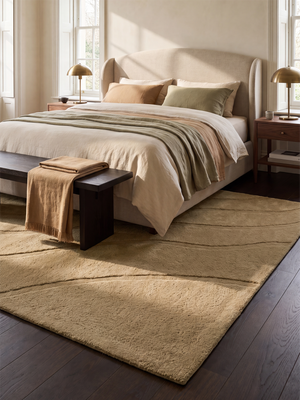 Shiraz Wool Hand-tufted Rug - Sand