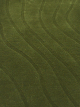 Shiraz Wool Hand-tufted Rug - Olive Green