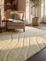 Shiraz Wool Hand-tufted Rug - Ivory