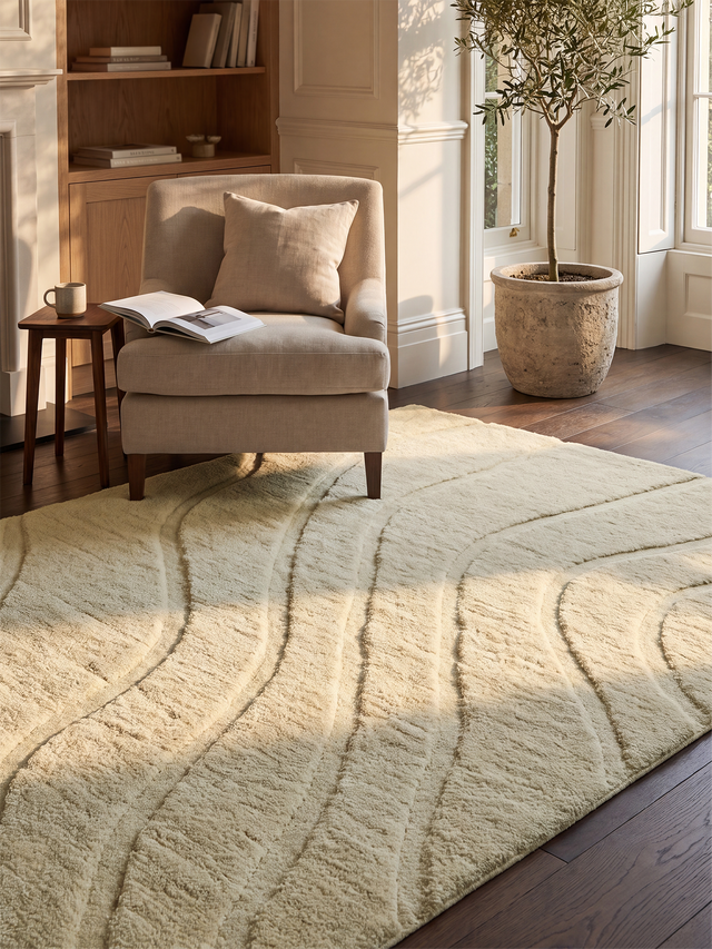 Shiraz Wool Hand-tufted Rug - Ivory