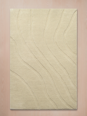 Shiraz Wool Hand-tufted Rug - Ivory