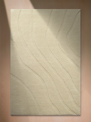 Shiraz Wool Hand-tufted Rug - Ivory