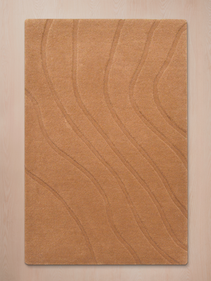 Shiraz Wool Hand-tufted Rug - Rust