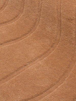 Shiraz Wool Hand-tufted Rug - Rust