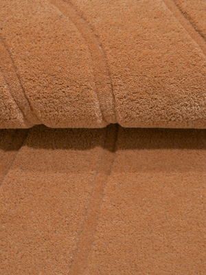 Shiraz Wool Hand-tufted Rug - Rust