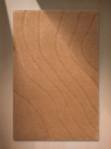 Shiraz Wool Hand-tufted Rug - Rust