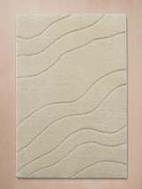 Nadir Wool Hand-tufted Rug - Beige