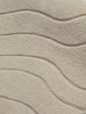 Nadir Wool Hand-tufted Rug - Beige