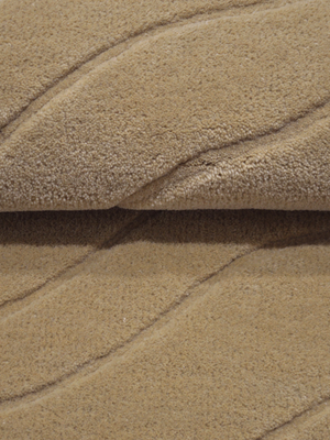 Nadir Wool Hand-tufted Rug - Sand