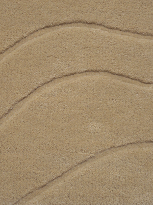 Nadir Wool Hand-tufted Rug - Sand