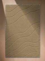 Nadir Wool Hand-tufted Rug - Sand