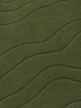 Nadir Wool Hand-tufted Rug - Olive Green