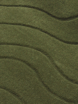 Nadir Wool Hand-tufted Rug - Olive Green