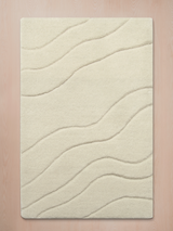 Nadir Wool Hand-tufted Rug - Ivory