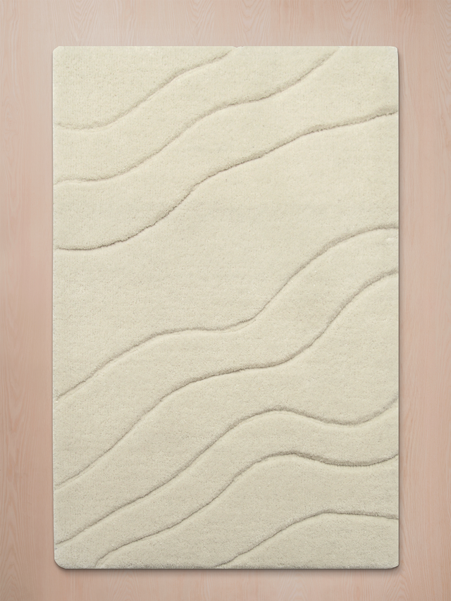 Nadir Wool Hand-tufted Rug - Ivory