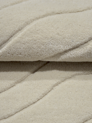 Nadir Wool Hand-tufted Rug - Ivory