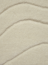 Nadir Wool Hand-tufted Rug - Ivory