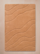 Nadir Wool Hand-tufted Rug - Rust