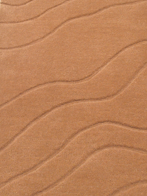 Nadir Wool Hand-tufted Rug - Rust