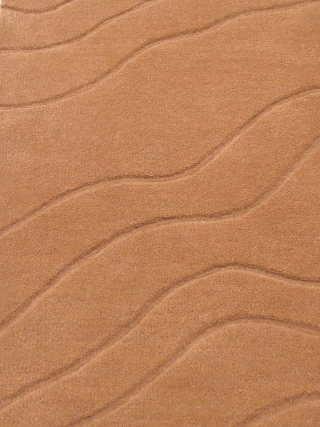 Nadir Wool Hand-tufted Rug - Rust