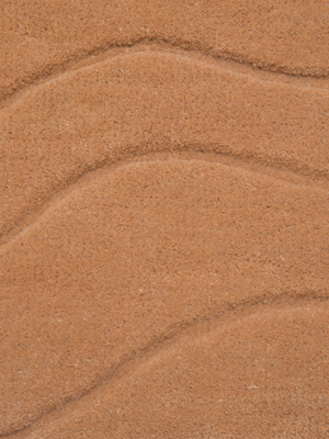 Nadir Wool Hand-tufted Rug - Rust