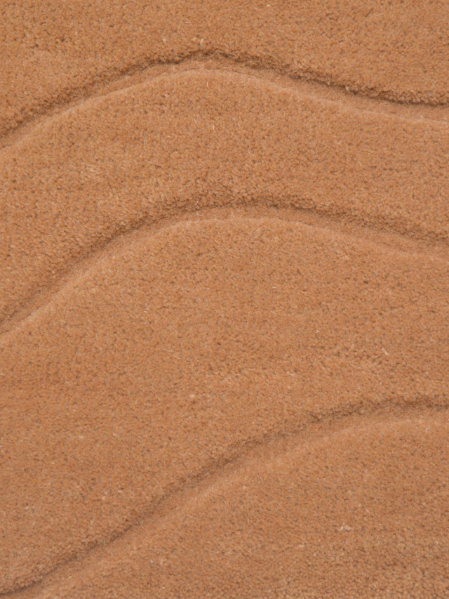 Nadir Wool Hand-tufted Rug - Rust