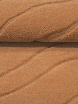 Nadir Wool Hand-tufted Rug - Rust