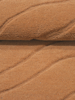 Nadir Wool Hand-tufted Rug - Rust