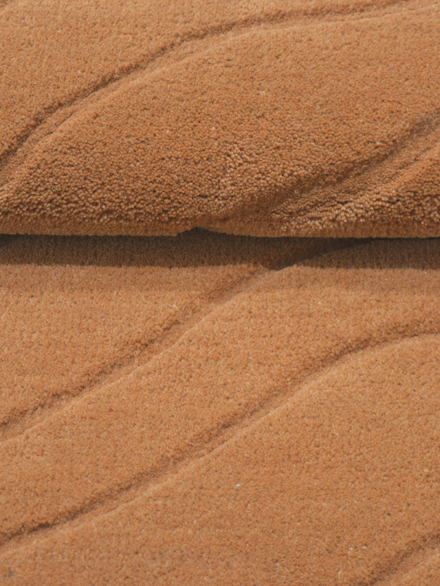 Nadir Wool Hand-tufted Rug - Rust